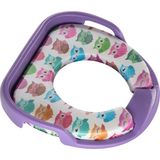 Softy Jumbo Kids Mor Bebek / Çocuk Klozet Kapağı Adaptörü Yumuşak Sünger Dolgulu Tasarım