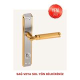 Sofuoğlu Paslanmaz Çelik Şebboy Albifirin-nikel Renk Aynalı Wc Kapı Kolu / Sağ Veya Sol Yön Bildiriniz