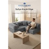 Sofya Küçük Köşe | Aktivite Koltuğu | Oyun Koltuğu | Sünger Koltuk | Sinema Koltuğu. 180x180 CM (Gri)