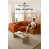Sofya Küçük Köşe | Aktivite Koltuğu | Oyun Koltuğu | Sünger Koltuk | Sinema Koltuğu. 180x180 CM (Kiremit)