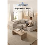 Sofya Küçük Köşe | Aktivite Koltuğu | Oyun Koltuğu | Sünger Koltuk | Sinema Koltuğu. 180x180 CM (Krem)