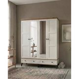 Sofya Mdf 4 Kapılı Aynalı Dolap