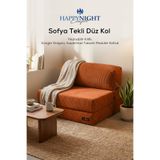 Sofya Tekli Koltuk Düz Kol | Oyun Koltuğu | Sünger Koltuk | Sinema Koltuğu. 90x90 CM (Kiremit)