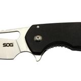 Sog Isonzo 1396BK Siyah Kamp Çakı 18CM - Yarı Otomatik, Kemerlikli, Kutulu