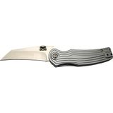 Sog Pinkerton 0689 Gri Kamp Caki 18Cm - Yari Otomatik, Kemerlikli, Kutulu