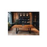 SOGAWOOD Doğal Masif Ceviz Ahşap Yemek Masası 100x70