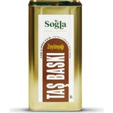 Soğla Bereketli Topraklar 5 Lt Taş Baskı Soğuk Sıkım Teneke Zeytinyağı