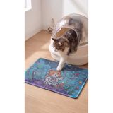SoGood Concept Astronot Temalı Kedi Kumu Yakalama Paspası 45x60 cm Mavi