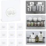 SOGUD Kendinden Yapışkanlı Askı 10’lu Set – Güçlü Vakum Duvar Askısı, Su Geçirmez Banyo & Mutfak Askılığı, Delme Gerektirmeyen Raf ve Havlu Askısı, Fayans Cam İçin Şeffaf Yapışkan Askı