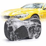 SOGUD Oto Yıkama Süngeri 20x12x5 cm – Yüksek Emicilik Gücü, Çizmez Yumuşak Doku, Kalın ve Dayanıklı Sünger Yapısı, Araç Kaporta, Jant ve Detay Temizlik İçin Profesyonel Oto Temizlik Süngeri - Siyah