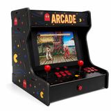 SOGUD Retro Arcade Oyun Konsolu, 1000+ Klasik Oyunlu Mini Atari Makinesi, 2 Kişilik Joystickli Ev Tipi Nostaljik Oyun Kabini, Street Fighter Metal Slug Mortal Kombat Pac-Man ile Uyumlu