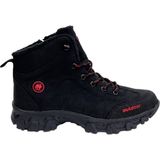 Soğuk Geçirmez Unisex Uzun Outdoor Trekking Bot Ayakkabı SİYAH - Siyah