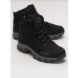 Soğuk Geçirmez Unisex Uzun Outdoor Trekking Bot Ayakkabı Vizon - Siyah