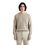 Soğuk Kış Günleri İçin Erkek Oversize Kalıp Bisiklet Yaka Rahat Triko Kazak Basic Stil Kaliteli -Taş-XL