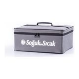 Soğuk & Sıcak Soğutucu Straforlu Taşıma Çantası Koyu Gri 5 Lt