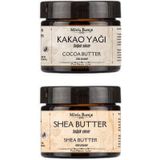 Soğuk Sıkım Shea Butter Ve Kakao Yağı, %100 Doğal & Saf, 50ml 10 ML