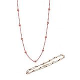 Söğütlü Silver Gümüş 45 cm Rose Top Top Zincir