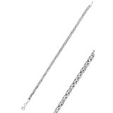 Söğütlü Silver Gümüş ezme yassı model erkek kral bileklik 3,8 mm SGTL12266RODAJ
