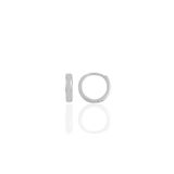 Söğütlü Silver Gümüş rodyumlu 10 mm halka küpe Tragus Piercing Helix Kıkırdak Küpesi SGTL11754RODAJ