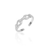 Söğütlü Silver Gümüş rodyumlu ayarlamalı düğüm yüzük [barcode]