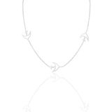 Söğütlü Silver Gümüş rodyumlu martı kolye [barcode]
