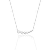 Söğütlü Silver Gümüş rodyumlu zirkon sıra taşlı pırıltı kolye [barcode]