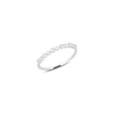 Söğütlü Silver Gümüş rodyumlu zirkon taşlı minik kalpler ayarlamalı yüzük [barcode]