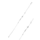 Söğütlü Silver Gümüş rodyumlu zirkon taşlı stil çivi bileklik [barcode]