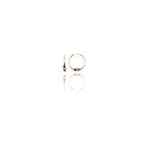 Söğütlü Silver Gümüş Rose 12 mm Mini İşlemeli Halka Küpe