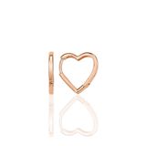 Söğütlü Silver Gümüş rose özel tasarım 16 mm kalp küpe [barcode]