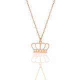 Söğütlü Silver Gümüş rose taç kolye [barcode]