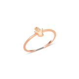 Söğütlü Silver Gümüş rose zirkon taşlı alttan ayarlanabilir peri yüzük [barcode]