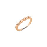 Söğütlü Silver Gümüş rose zirkon taşlı örgü modeli ayarlamalı yüzük [barcode]