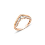 Söğütlü Silver Gümüş rose zirkon taşlı parıltılı tutku yüzük [barcode] 21