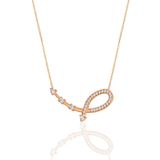 Söğütlü Silver Gümüş rose zirkon taşlı yıldız haritası kolye [barcode]