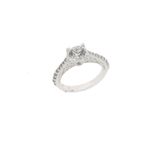 Söğütlü Silver Kadın Swarovski Tek Taş Beyaz-9 SGTL2843