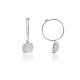 Söğütlü Silver Kristalize taşlı Küpe