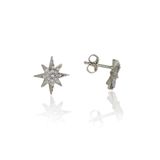 Söğütlü Silver mini kutupyıldızı küpe