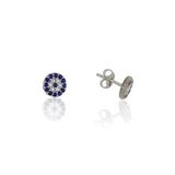 Söğütlü Silver nazarlı mini küpe