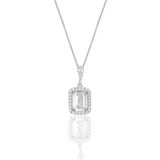 Söğütlü Silver SGTL10058RODAJ Baget Taşlı Gümüş Kolye