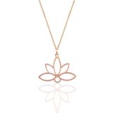 Söğütlü Silver SGTL10085ROSE Gümüş Kolye
