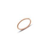 Söğütlü Silver SGTL10114ROSE Gümüş Rose Ince Yüzük