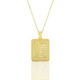 Söğütlü Silver SGTL10124GOLD Gümüş Kolye