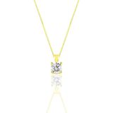 Söğütlü Silver SGTL10138GOLD Gümüş Kolye