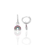 Söğütlü Silver SGTL10143 Gümüş Gökkuşağı Halka Küpe