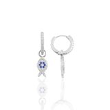Söğütlü Silver SGTL10143BLK Balık Halka Gümüş Küpe