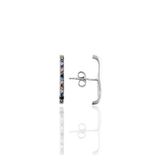 Söğütlü Silver SGTL10181 Renkli Taşlı Style Gümüş Küpe