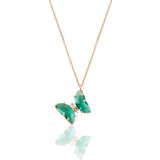 Söğütlü Silver SGTL10303 Gümüş rose zirkon taşlı palmiye kolye