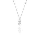 Söğütlü Silver SGTL10376 Gümüş Zirkon Taşlı Yılan Kolye