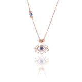 Söğütlü Silver SGTL10501ROSE Gümüş Kolye
